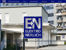 Tablet Screenshot of elektro-nerlich.de